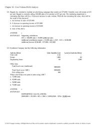 Chapter 16 How many units must be sold to break even in this case