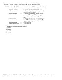 Chapter 17 Although Production capacity 600000 Units Per Year The