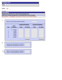 Accounting Chapter 08 Homework Available For Dividends Common Stock Divide Shares