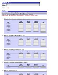 Accounting Chapter 10 Homework Answers Are Entered The Cells With Gray