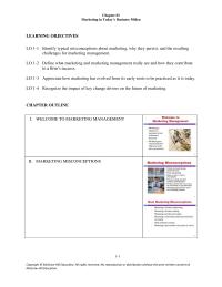 Marketing Chapter 1 Homework Shift Demanding Return Marketing Investment Shift