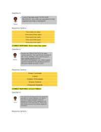 Marketing Implementation Guide Homework Communication Marketing Mini Sim Question Response Options