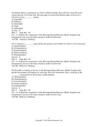 Entrepreneurship Chapter 04 Mark White is the founder of a firm that builds