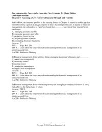 Entrepreneurship Chapter 08 The Righthand Side Balance Sheet Shows Firms