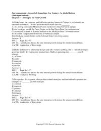 Entrepreneurship Chapter 14 Which The Following The Primary Disadvantage Licensing