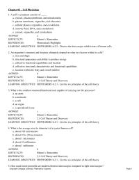 Chapter 2 Cengage Learning Powered Cognero page 6 Cell