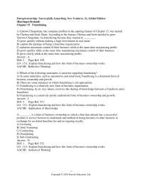 Entrepreneurship Chapter 15 According to the textbook, the Comfort Keepers business idea