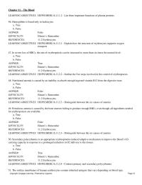Chapter 11 The hormone thrombopoietin increases the number of