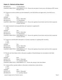 Chapter 15 A strong acid has a greater tendency to dissociate in solution