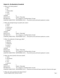 Chapter 20 What is the chromosomal designation of a human female?