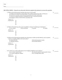 Chapter 6 Which Term Best Describes Accumulation Angular Rock