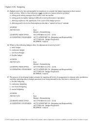 Chapter 21 Budgeting 90 Stephanie Corporation Sells Single Product Budgeted
