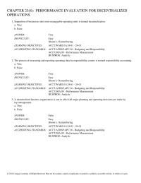 Chapter 23 Performance Evaluation For Decentralized Operations 34 Three Measures