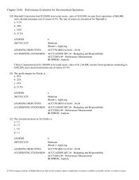 Chapter 23 What The Rate Return Investment For Division