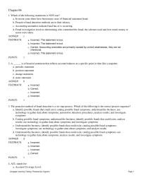 Chapter 6 Small Frauds May Not Affect The Summarized