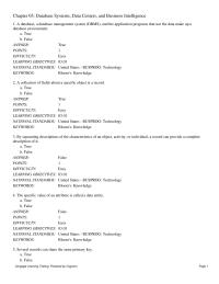 Chapter 3 In the relational model, each column in