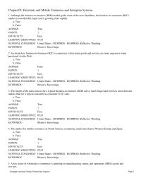 Chapter 5&nbsp;For m-commerce to work effectively, the interface between
