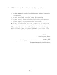 Communications Chapter 1 The Grapevine Organization Best Defined Network