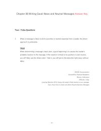 Communications Chapter 8 When a message is likely to elicit a positive