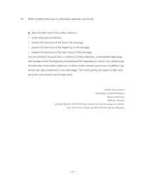 Communications Chapter 8 When Including Bad News Favorable Response
