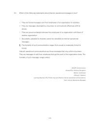 Communications Chapter 8 Messages That Stay Within Business And