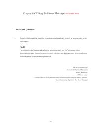 Communications Chapter 9 You Could Reinforce The Message That You