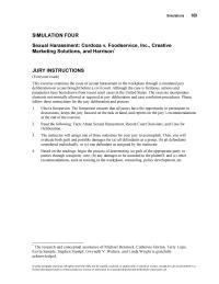 Management Chapter 4 Homework This exercise examines the issue of sexual harassment&nbsp;