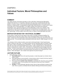 Management Chapter 6 Homework Virtue Ethics Argues That Ethical Behavior Involves