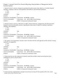 Chapter 3 Internal Controls May Preventive Detective which The
