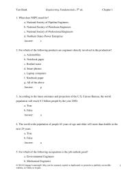 Civil Engineering Chapter 1 All The Above answer 2016 Cengage Learning May