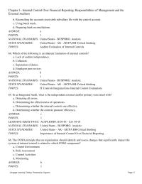 Chapter 3 Which of the following best represents a walkthrough?
