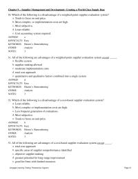 Chapter 9 The Requires Suppliers Successfully Navigate