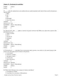 Chapter 15 Cancellation for convenience of the seller