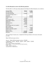 Accounting Chapter 2 Prepare an accrual basis income statement for 2018