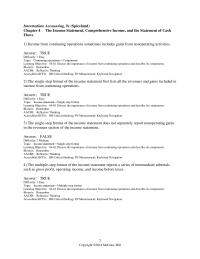 Accounting Chapter 4 Income from continuing operations sometimes includes gains