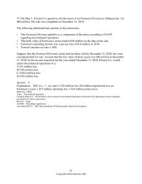 Accounting Chapter 4 Foxtrot Co. agreed to sell the assets of its Footwear&nbsp;