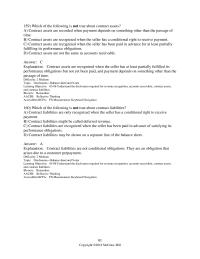 Accounting Chapter 5 Which of the following is not true about contract assets
