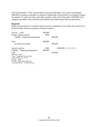 Accounting Chapter 7 The Direct Write off Method Not Permitted GAAP