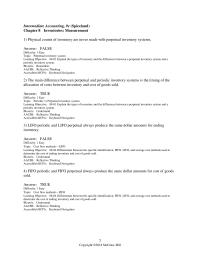 Accounting Chapter 8 Physical counts of inventory are never made