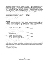 Accounting Chapter 12 Also unrealized Holding Gains And Losses Prior Sale