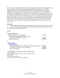 Accounting Chapter 15 Osiris December 31 2018 Related The Lease