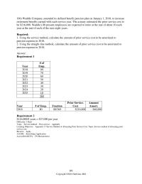 Accounting Chapter 17 Carolina Consulting Company Has Defined Benefit