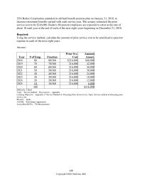Accounting Chapter 17 PBO Items And Would Always Exist item Would
