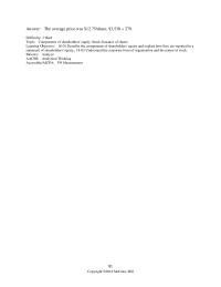 Accounting Chapter 18 What was the average cost per share of the treasury stock