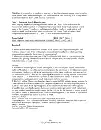 Accounting Chapter 19 Blair Systems offers its employees a variety&nbsp;
