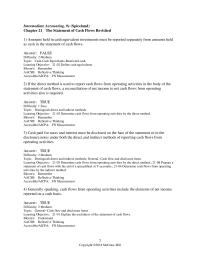 Accounting Chapter 21 Determine cash Flows From Operating Activities The Indirect