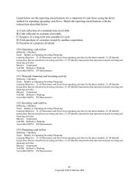 Accounting Chapter 21 Operating activity, negative adjustment to net income