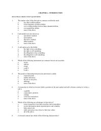 Chapter 1 Introduction Multiple Choice Test Questions The