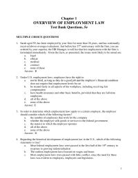 Chapter 1 Mandatory Arbitration Agreement Which Provides That