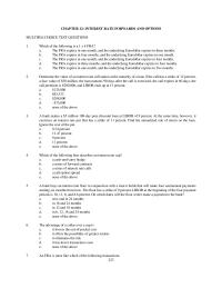 Chapter 12 All The Following Are Uses Swaptions Except